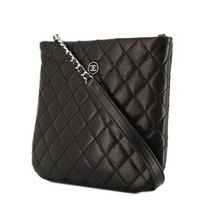 Chanel Black Quilted Black Crossbody Bag